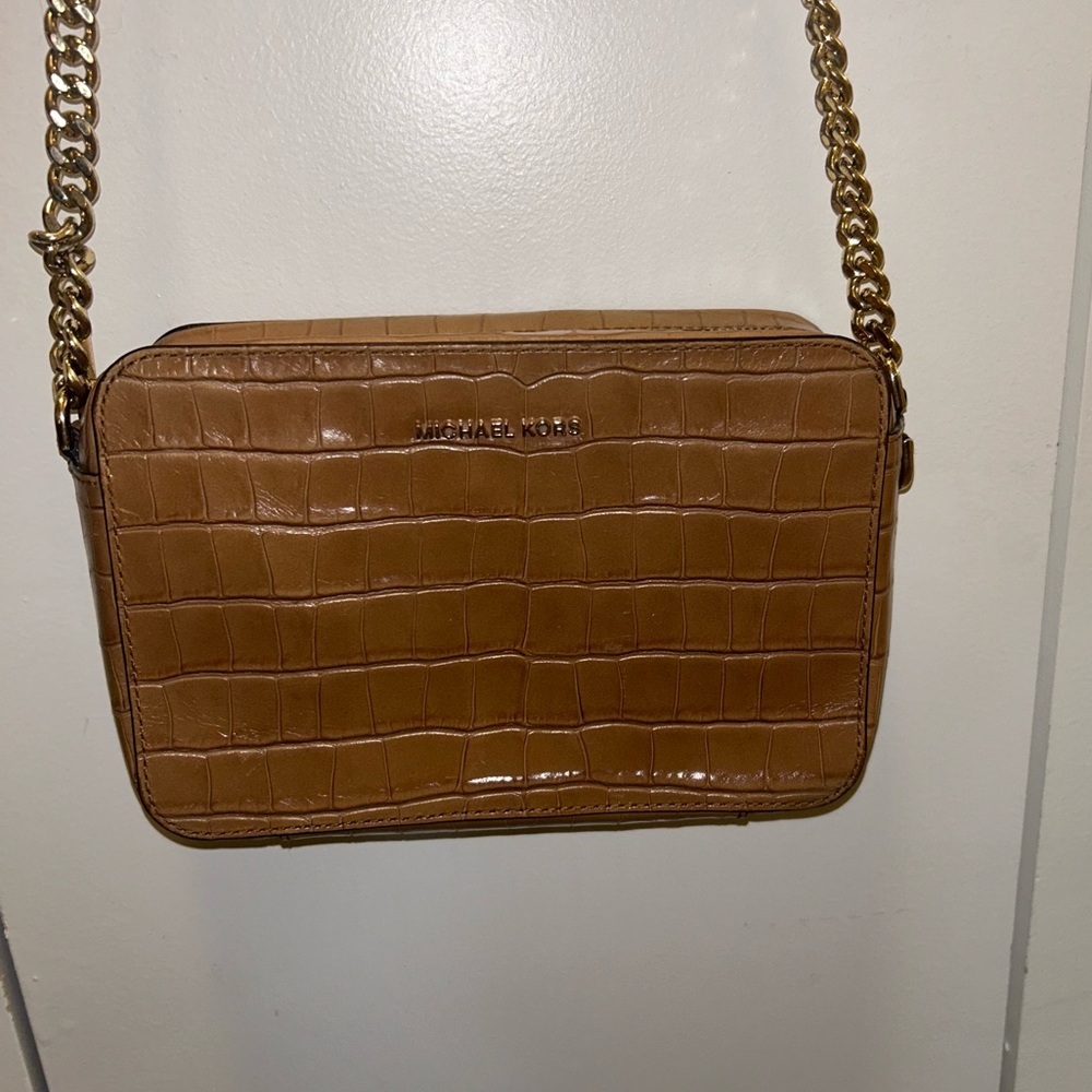 Tan Alligator Skin Purse